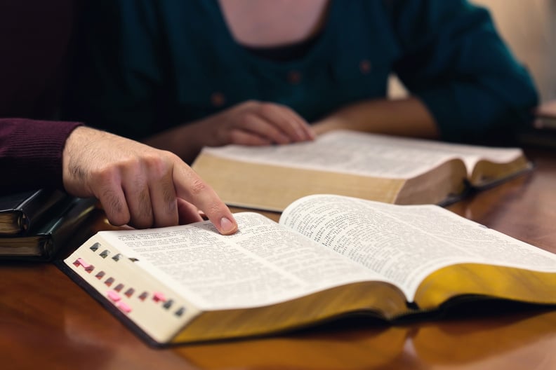 Young Couple Studying the Bible